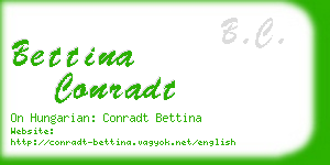 bettina conradt business card